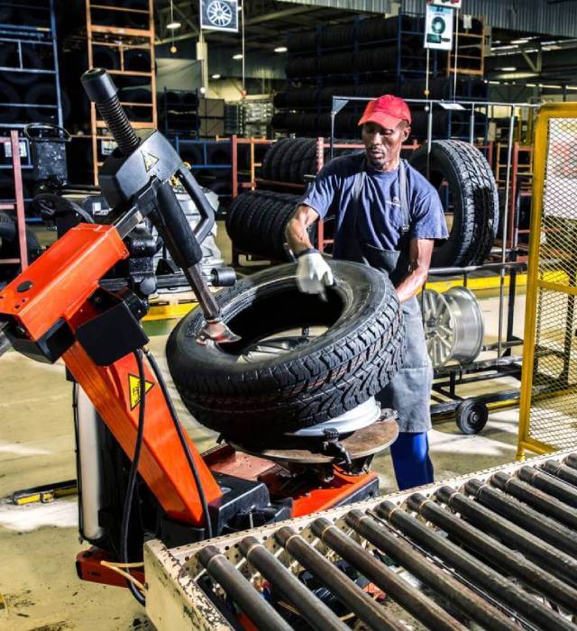 CFAO Production Support usine montage pneus