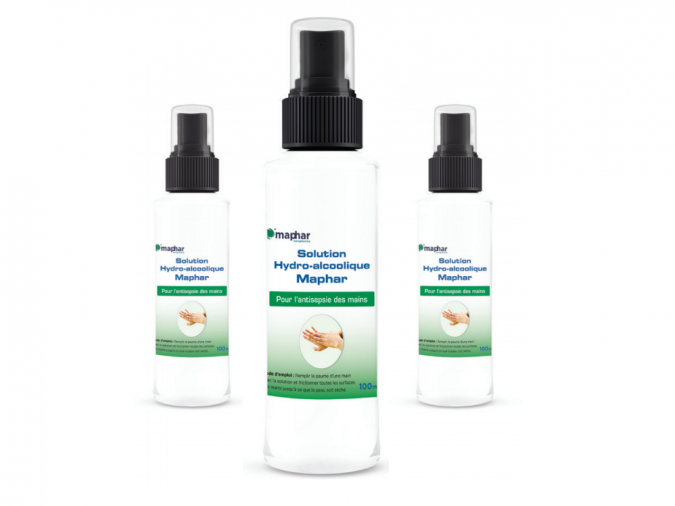 CFAO Healthcare production gel hydro alcoolique