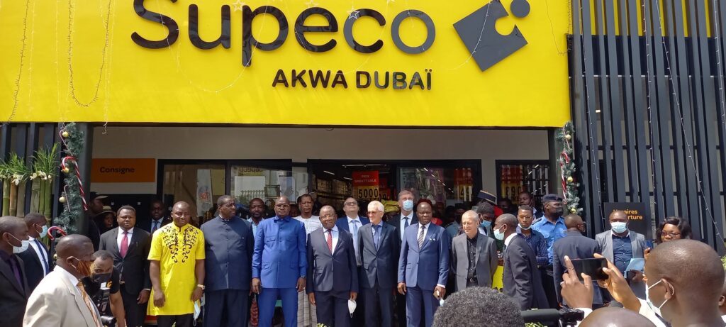 Opening of the 1st Supeco supermarket in Douala