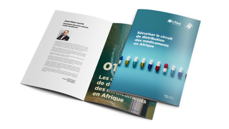 Discover the motion design of the white paper “Securing the medicine distribution network in Africa”